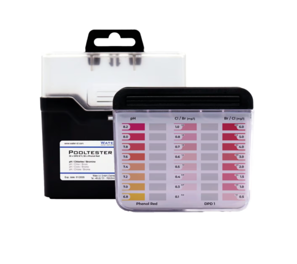 pool tester test kit manual pool tester تيست كلور و بي اتش